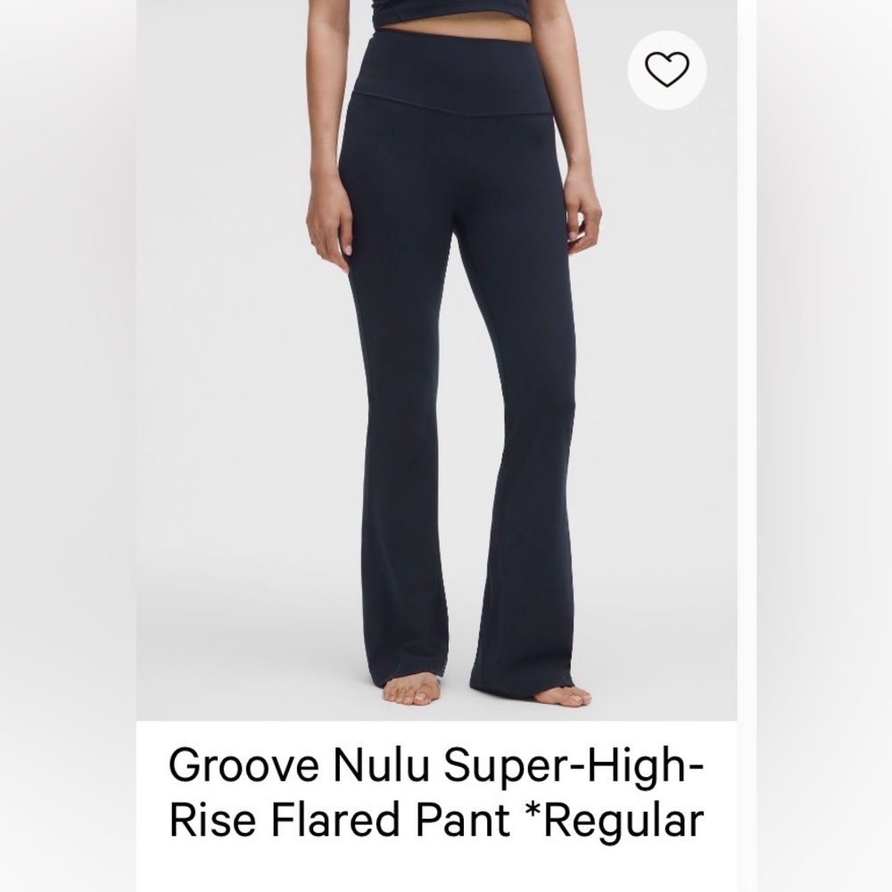 Groove Nulu Super-High-Rise Flared Pant - Blue
